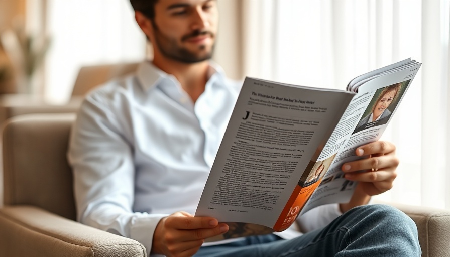 a man reading a book